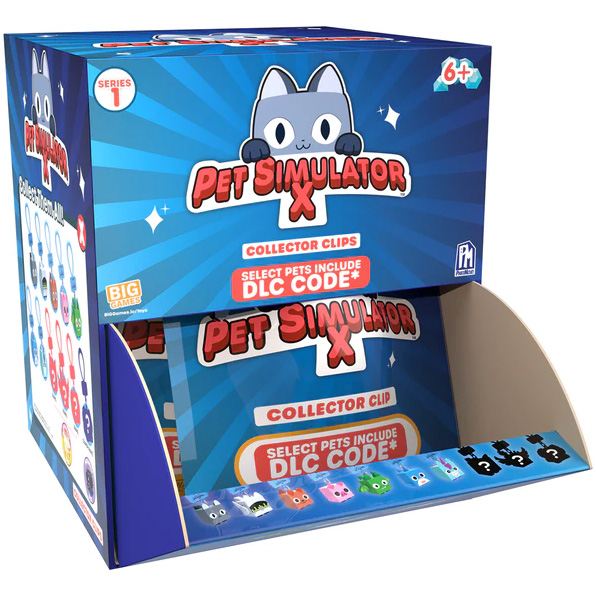 Pet Simulator - 7,6cm Blind Collector Clip Cdu With 24 Pcs