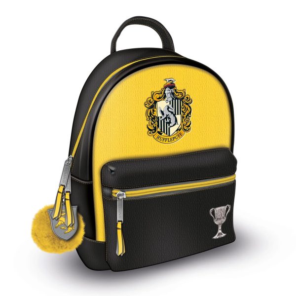 harry potter hufflepuff house floral tattoo mini backpack Loungefly Ravenclaw a sorting hat and more flowers create a whimsical scene Harry Potter - Hufflepuff Tattoo