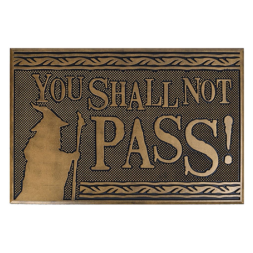 The Lord Of The Rings (You Shall Not Pass) Rubber Doormat