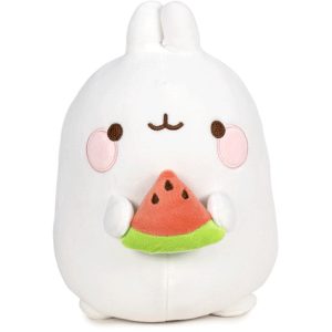 Molang - 23cm White Bunny With Watermelon Plush