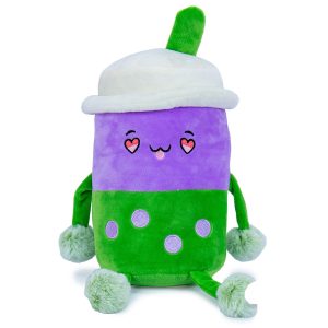 Bubble Tea - 25cm With Arms Purple/Green Plush