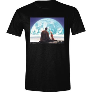 Superman - Looking At Earth Krypto Cape T-Shirt