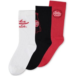 Fallout - Nuka Cola Men's Crew Socks (3Pack)