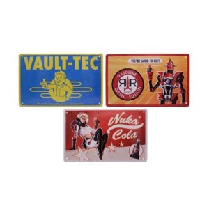 Fallout Tin Sign Set