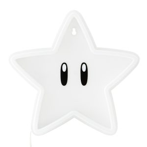 Super Mario Super Star Wall Mountable Led Neon Light