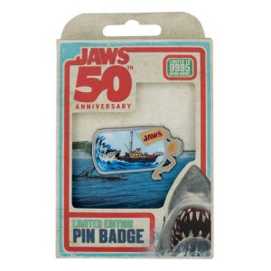 Jaws - Pin Badge 50Th Anniversary Ship In Bottle