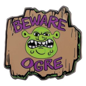Shrek ‘Beware Ogre’ Pin Badge