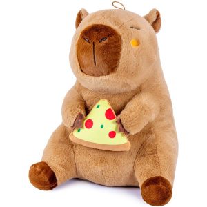 Kawaii - 55cm Capybara With Pizza Plush