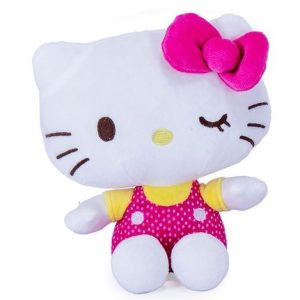 Hello Kitty - 22cm Tutti Frutti Pink Bow Winking Plush