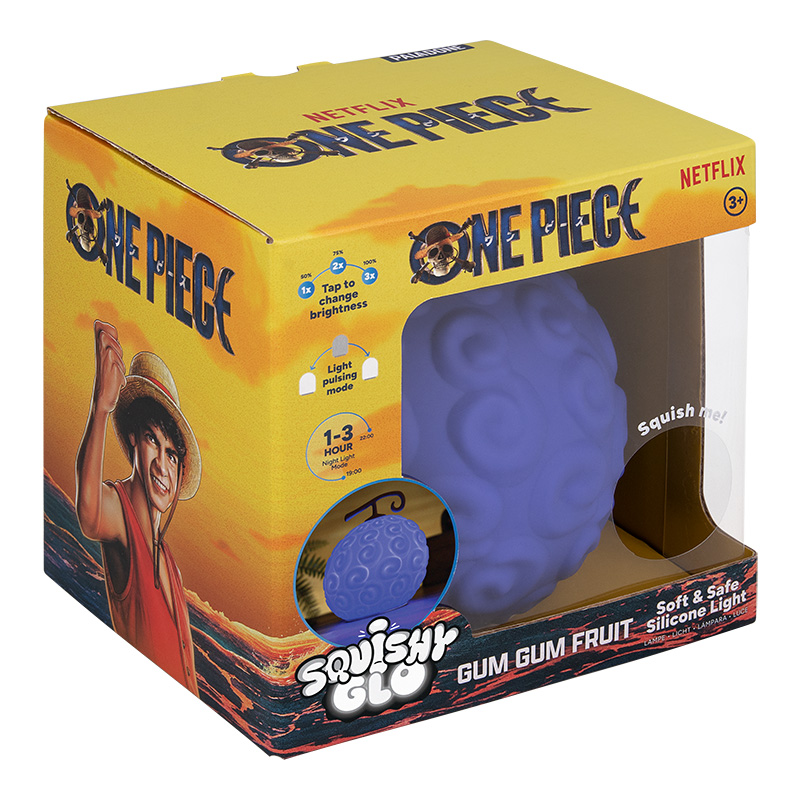 One Piece GumGum Fruit SquishyGlo Silicone Light Rechargeable - Image 3