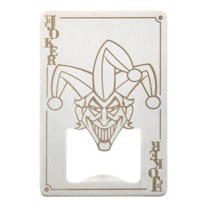 Joker Playing Card Bottle Opener