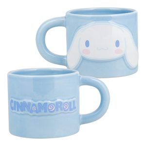 Hello Kitty Cinnamoroll Embossed Mug