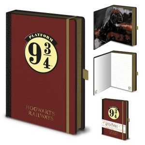 Harry Potter (Platform 9 3/4) A5 Premium Notebook (Elastic Strap)
