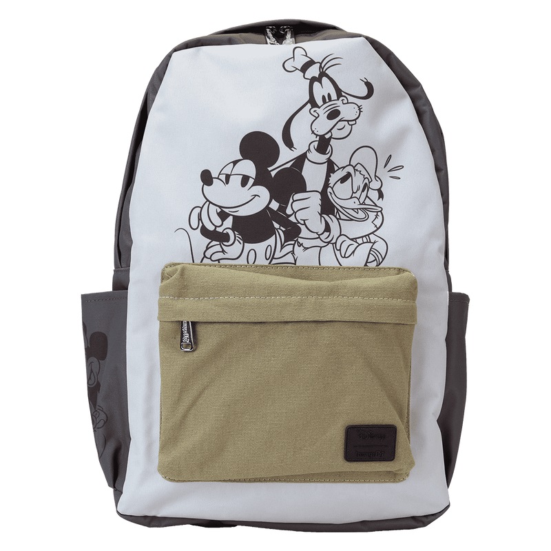 Loungefly – Disney Mickey & Friends Canvas Nylon Full Size Backpack