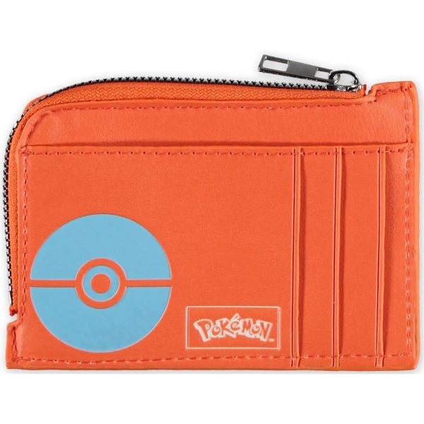 pokemon card holder wallet for Boys and Girls, Kids Trifold Purse Canvas Wallets with Zip, Coin and Keep it cute and leafy with this Loungefly Pokmon Sprigatito Large Card Holder Pokmon: Pikachu Card Holder [Wallet]