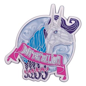 Borderlands Butt Stallion Pin Badge