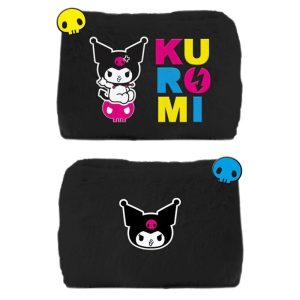 Hello Kitty Kuromi (Punk Rocking Out) Plush Pencil Case