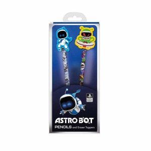 Astro Bot (Astro & Alien) Pencil & Erasers