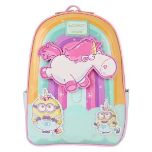 Loungefly - Universal Minions Fluffy Unicorn Mini Backpack