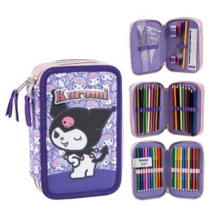 Hello Kitty Pencil Case With Accessories Kuromi