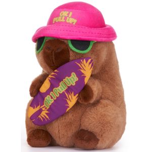 Kawaii - 25cm Capybara Summer Style Pink Hat