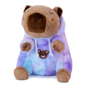 Kawaii - 25 cm Capybara With Purple Hoodie Dress