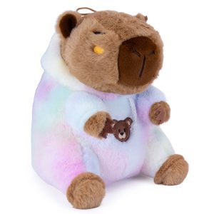 Kawaii - 25 cm Capybara With White Hoodie Dress