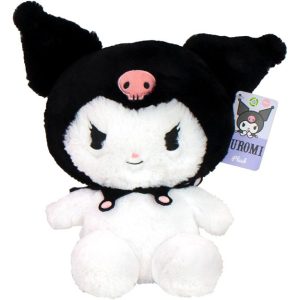 Hello Kitty - 23cm Fluffy Black Kuromi Plush