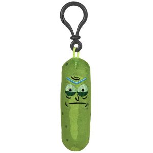 Rick & Morty - 10cm Pickle Rick Angry Plush Keychain 10cm