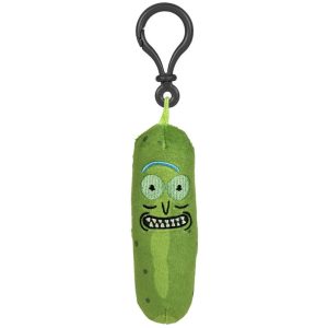 Rick & Morty - 10cm Normal Pickle Rick Smiling Plush Keychain