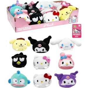 Hello Kitty Plush Beanies 9 Assorted 8Cm In Display of 12