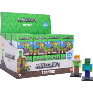 Minecraft 3D Toppeez In Blindbox 6X6X6Cm In Display