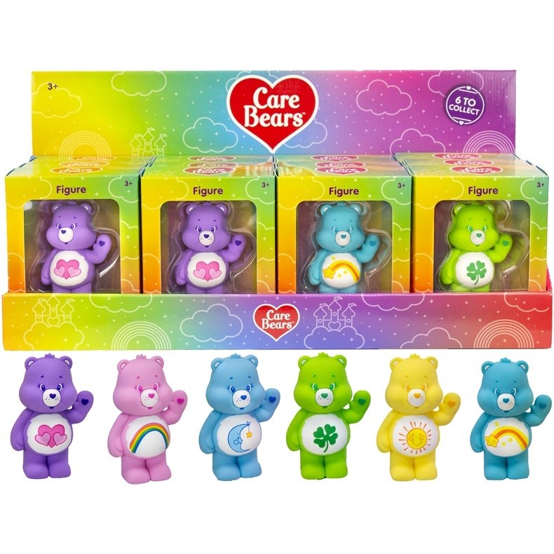 Care Bears Miniqs Figure 8Cm In Box 9X12Cm 6 Assorted In Display (12)