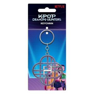 K-Pop Demon Hunters (Huntrix Logo) Metal Keychain