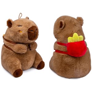 Kawaii - 55cm Capybara With Fries Backpack