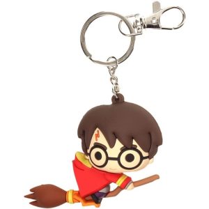 Harry Potter Red Cape Figurative Rubber Keychain Harry Potter