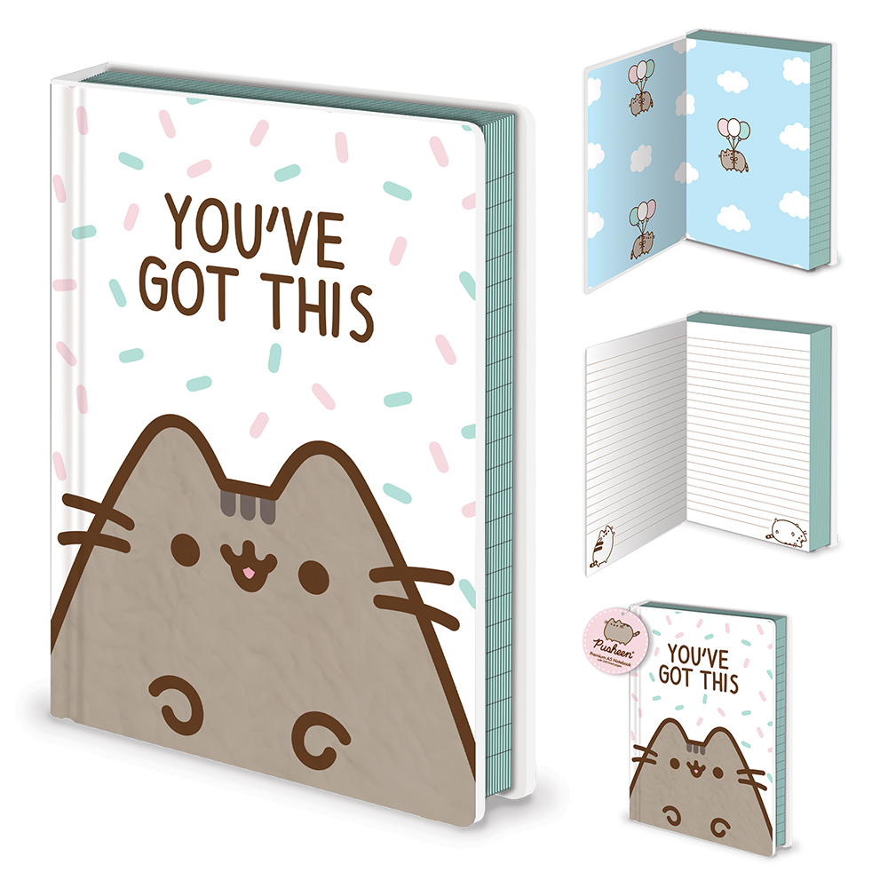 Pusheen (You’Ve Got This) Furry A5 Notebook