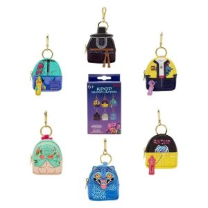Loungefly - K-Pop Demon Hunters Mystery Mini Backpack Keychain Charm CDU of 15 pcs