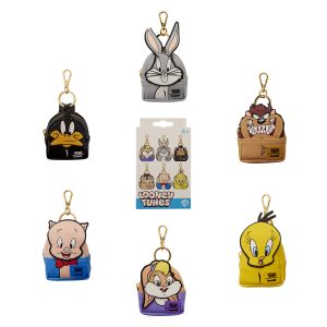 Loungefly - Wb Looney Tunes Mystery Mini Backpack Keychain Charm CDU of 12