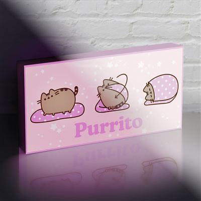 Pusheen (Purrito) Letterbox Light Up Canvas