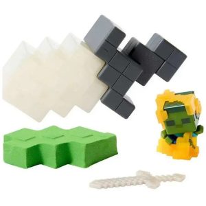 Minecraft - 14cm Mini Mode Mini Action Figure Grey Sword