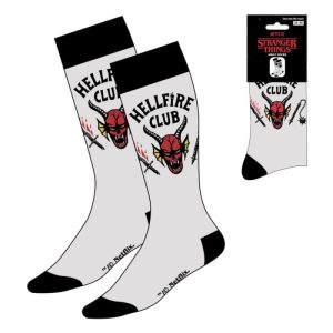 Stranger Things Hellfire Club Socks Size 38/45