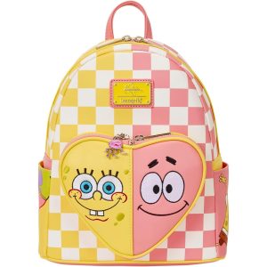 Loungefly - Nic Spongebob And Patrick Checkered Collection Mini Backpack
