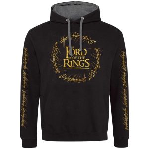 The Lord Of The Rings - Gold Foil Logo Pullover Hoodie