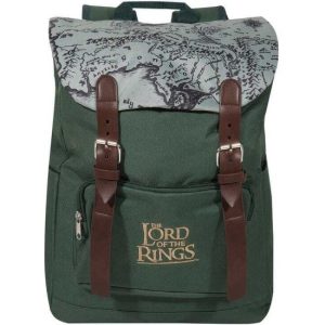 The Lord Of The Rings - Middle Earth Green Backpack One Size