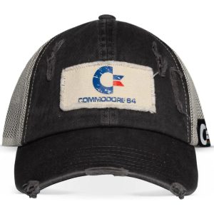 Commodore 64 - Men'S Damaged Trucker Cap