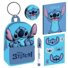 Lilo & Stitch (Core Blue) Mini Filled Backpack Keychain