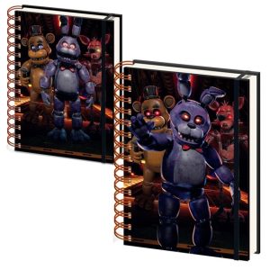 Five Nights At Freddy'S (Jump Scare) 3D Cover A5 Wiro Notebook