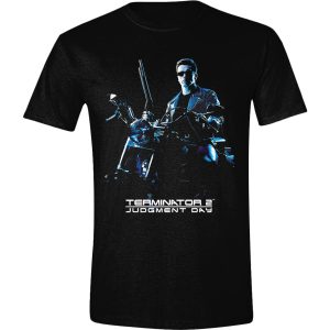 Terminator 2 - Judgment Day On Bike T-Shirt