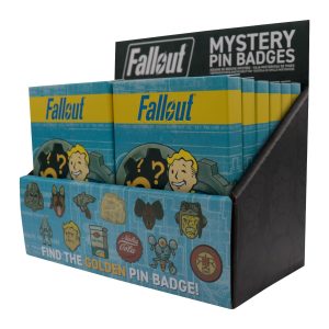 Fallout Mystery Pin Badge Cdu of 12 Pcs